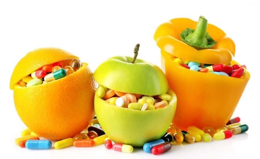 vitaminas para la potencia en verduras y frutas